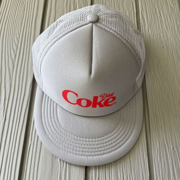 Vintage Style Y2K Diet Coke Foam Trucker Hat Mesh Snapback Adjustable - Picture 1 of 7